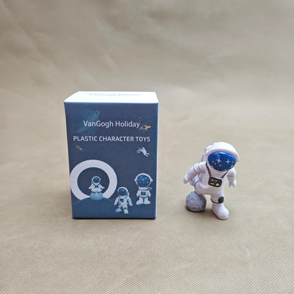 VanGogh Holiday  Plastic character toys ,Astronaut Decor, Cake Topper Spaceman Statues