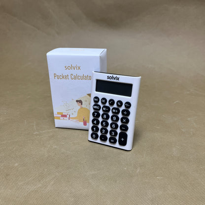 solvix   Pocket calculators , Large 8-Digit Display ,Basic Math Functions, for Home & Office