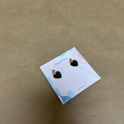 RealThing  Earrings, Charm Enamel Love Heart Drop Hook Earring Vintage Party Daily Life Valentine Jewelry Gift