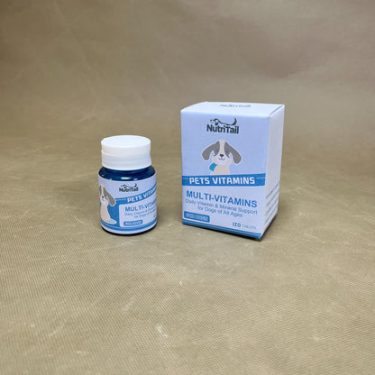 NutriTail  Vitamins for pets,Advanced Multivitamins for Dogs , Natural Daily Vitamin and Mineral Nutritional Supplement