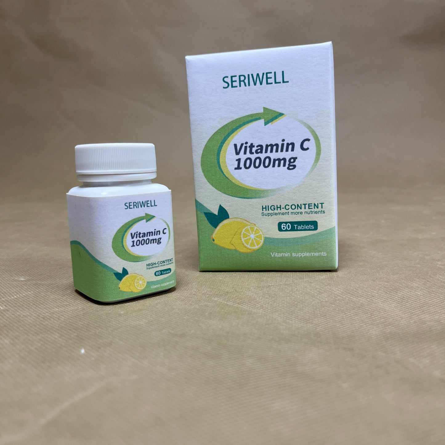 SERIWELL  Vitamin supplements ,Strength Vitamin C 1000 mg, Dietary Supplement for Immune Support