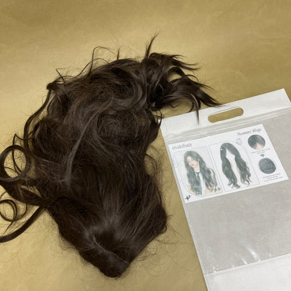 makihair  Wigs,Long Wavy Lace Hairline Middle Part Synthetic Heat Resistant Wig for Daily Party