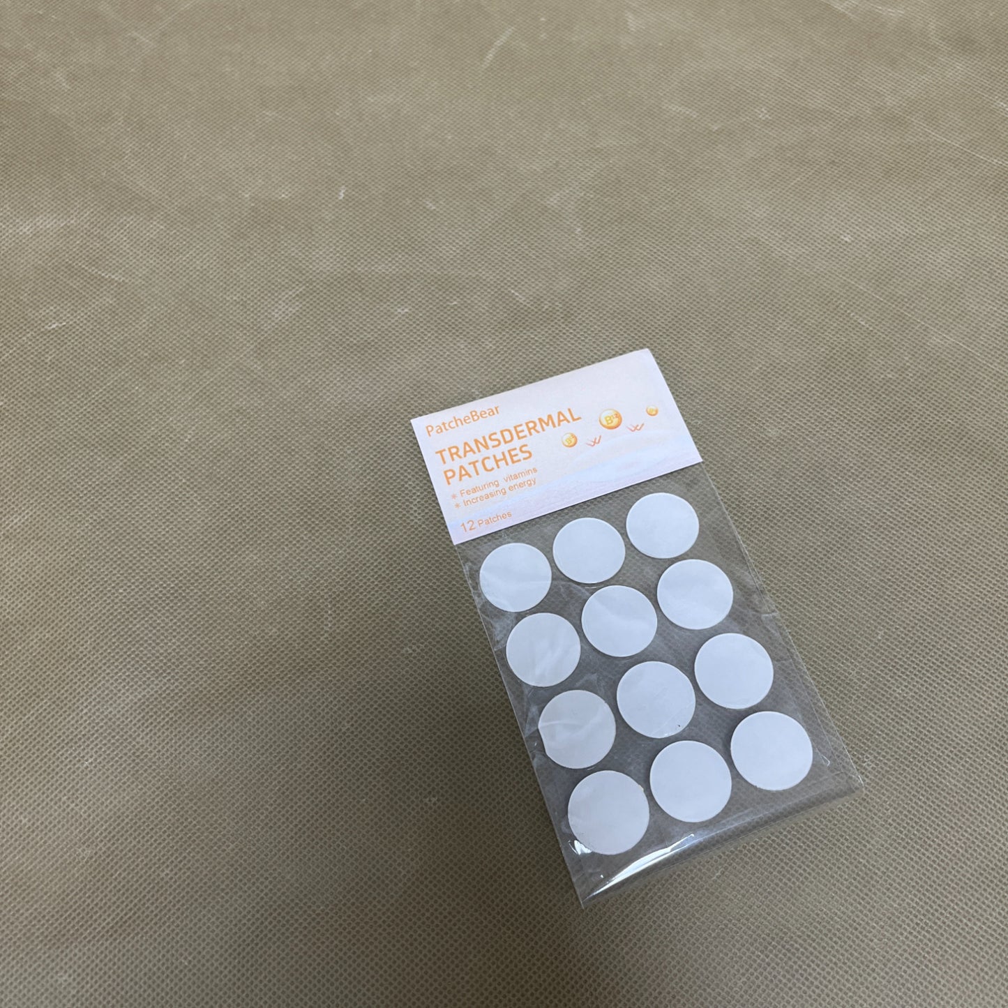 PatcheBear Transdermal patches featuring  vitamins for increasing energy ,Bioactive B Vitamins for Mood, Energy