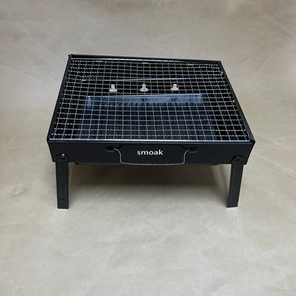 smoak   Barbecue grills,Portable Charcoal Grill,Small Grill Outdoor for Travel Backyard Picnic Beach