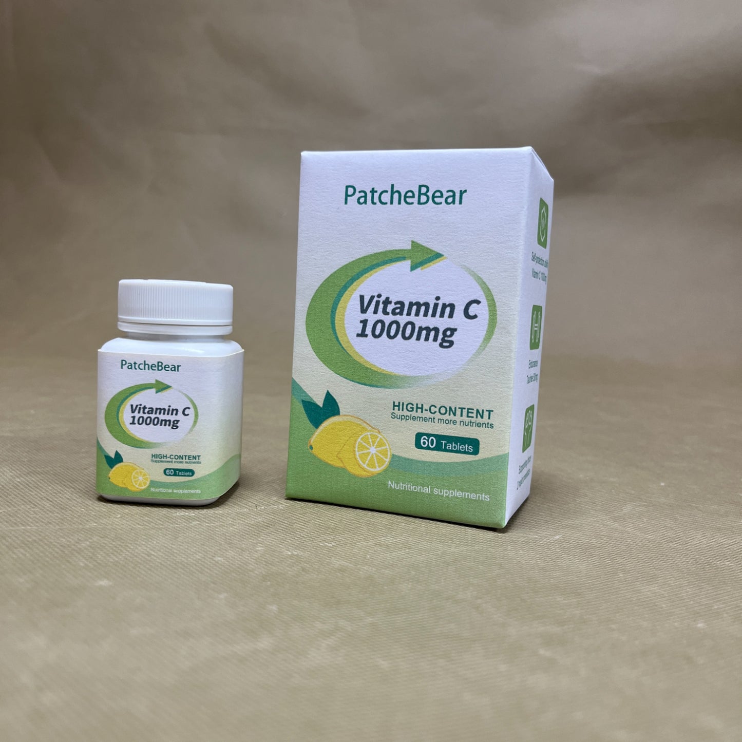 PatcheBear  Nutritional supplements  ,Strength Vitamin C 1000 mg, Dietary Supplement for Immune Support