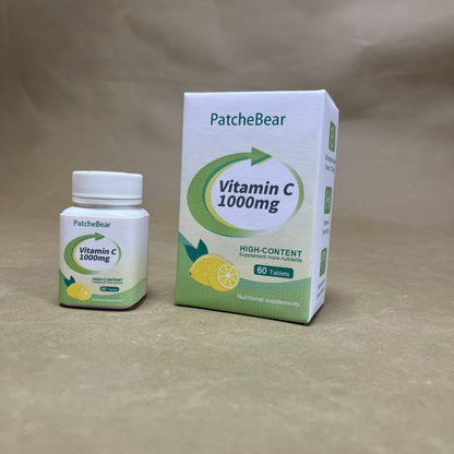 PatcheBear  Nutritional supplements  ,Strength Vitamin C 1000 mg, Dietary Supplement for Immune Support