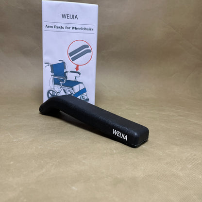 WEIJIA  Arm rests for wheelchairs , Black Wheelchair Armrest Cushions, Wheelchair Replacement Pads