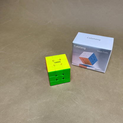 Cutetang  Speed Cube , 3x3 Speed Cube Stickerless Magic Cube 3x3x3 Puzzles Toys