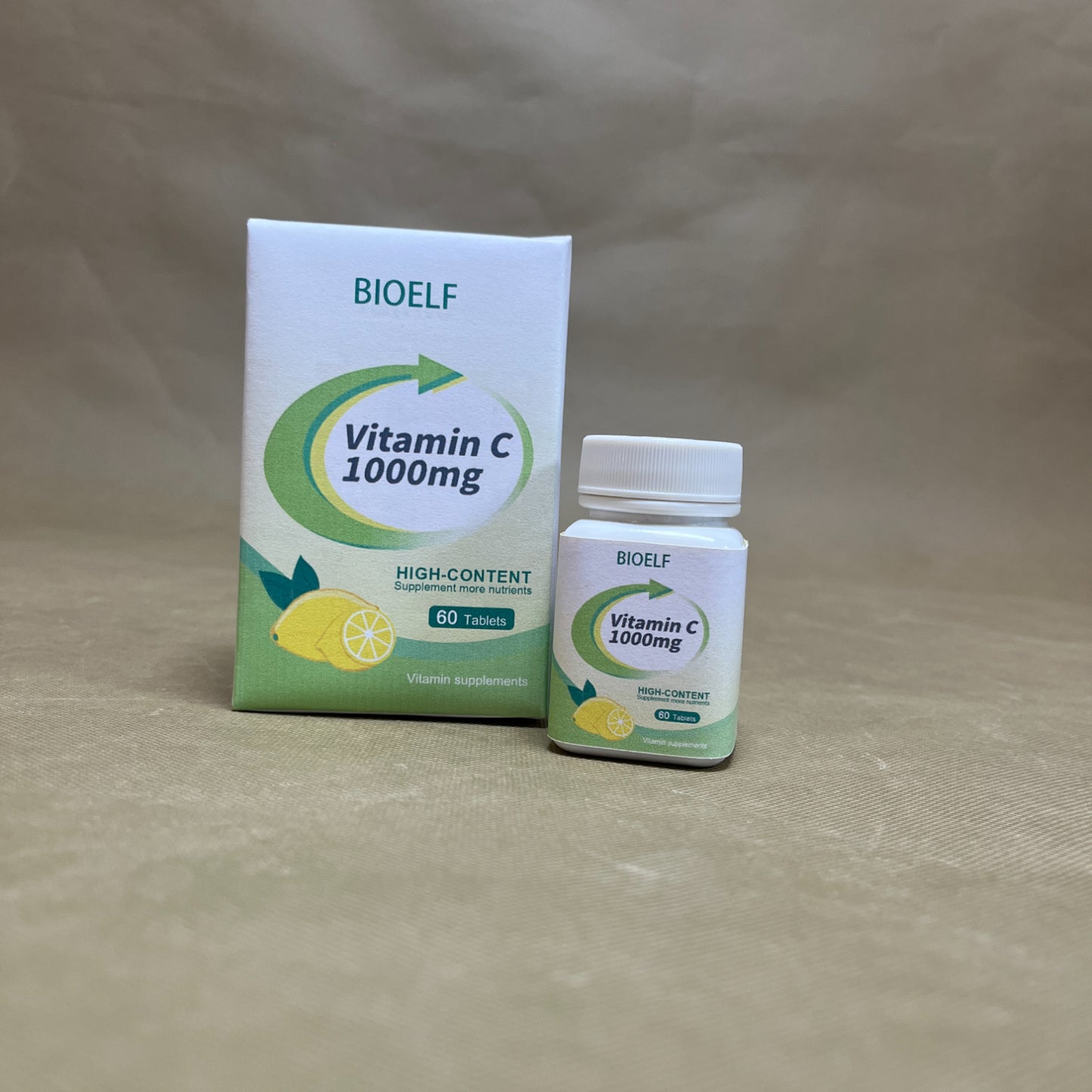 BIOELF   Vitamin supplements, Immune Support, Vitamin Supplement, 1000mg, 60 Capsules