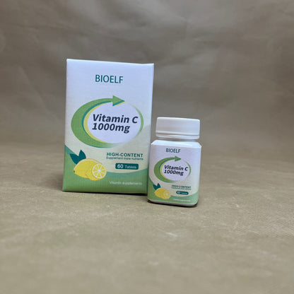 BIOELF   Vitamin supplements, Immune Support, Vitamin Supplement, 1000mg, 60 Capsules