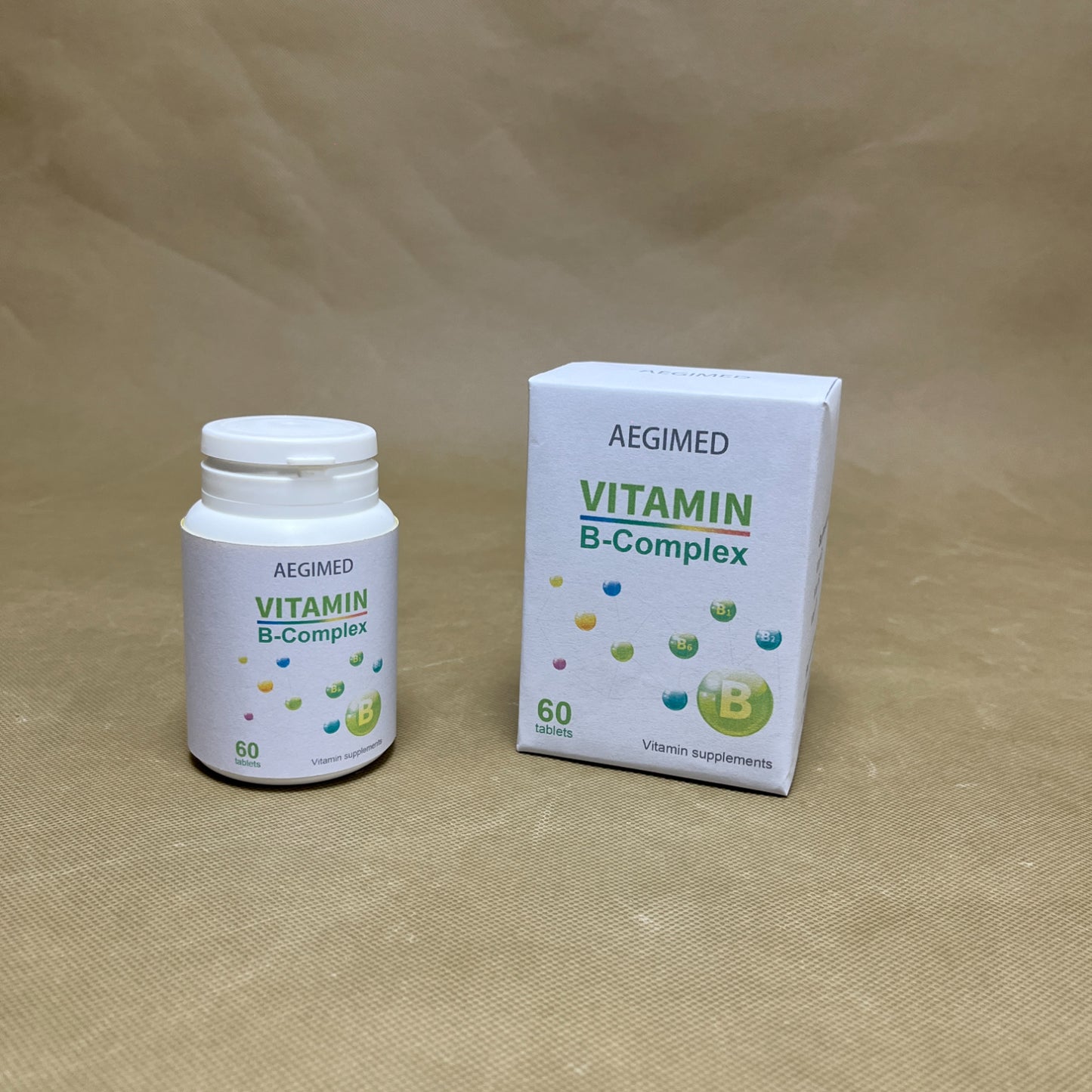AEGIMED  Vitamin supplements, B Vitamins, Non-GMO Ingredients, Multivitamin/Multimineral Supplement