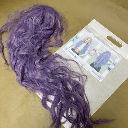 Supernova Hair    Human hair,Purple Lace Front Wigs with Baby Hair for Black Women Human Hair  Colored