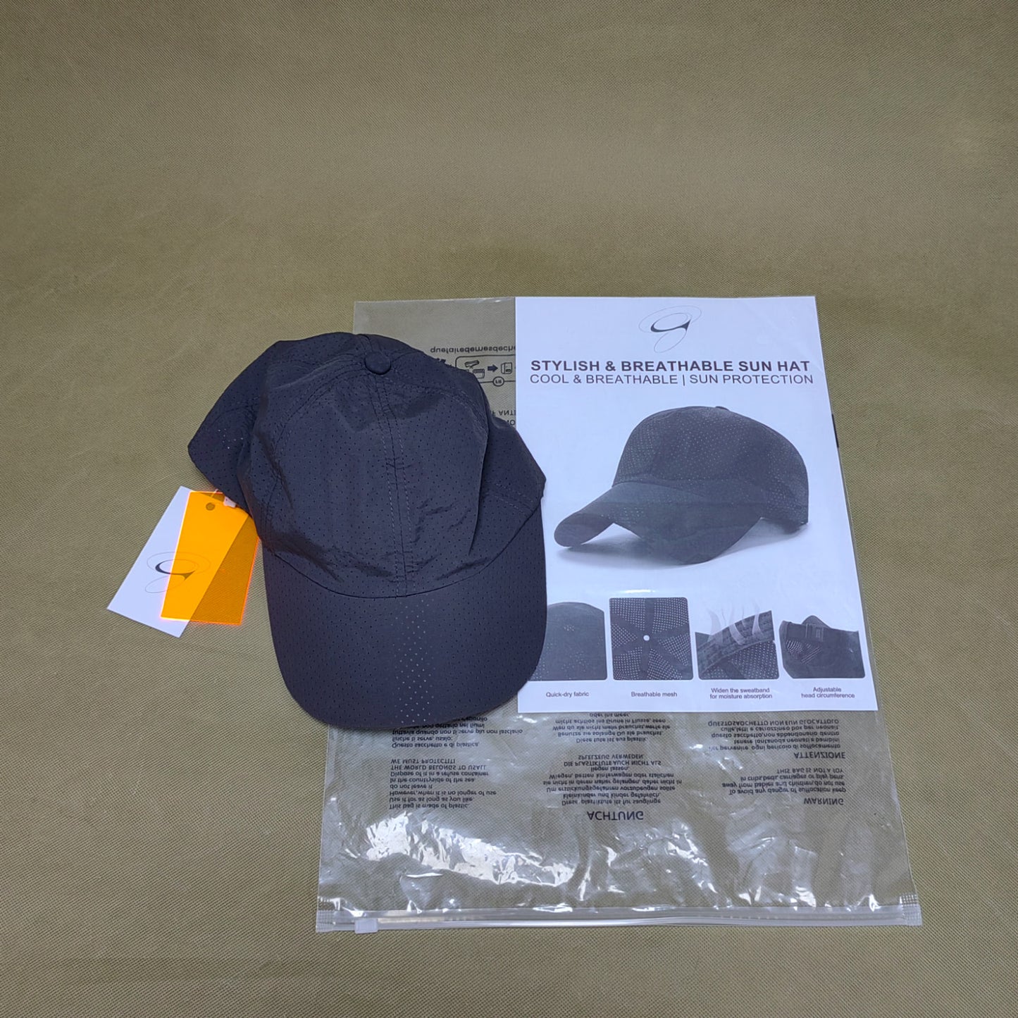 Sun Hat,Cooling Performance Hat - Unisex Cap for Workouts, Golf Running