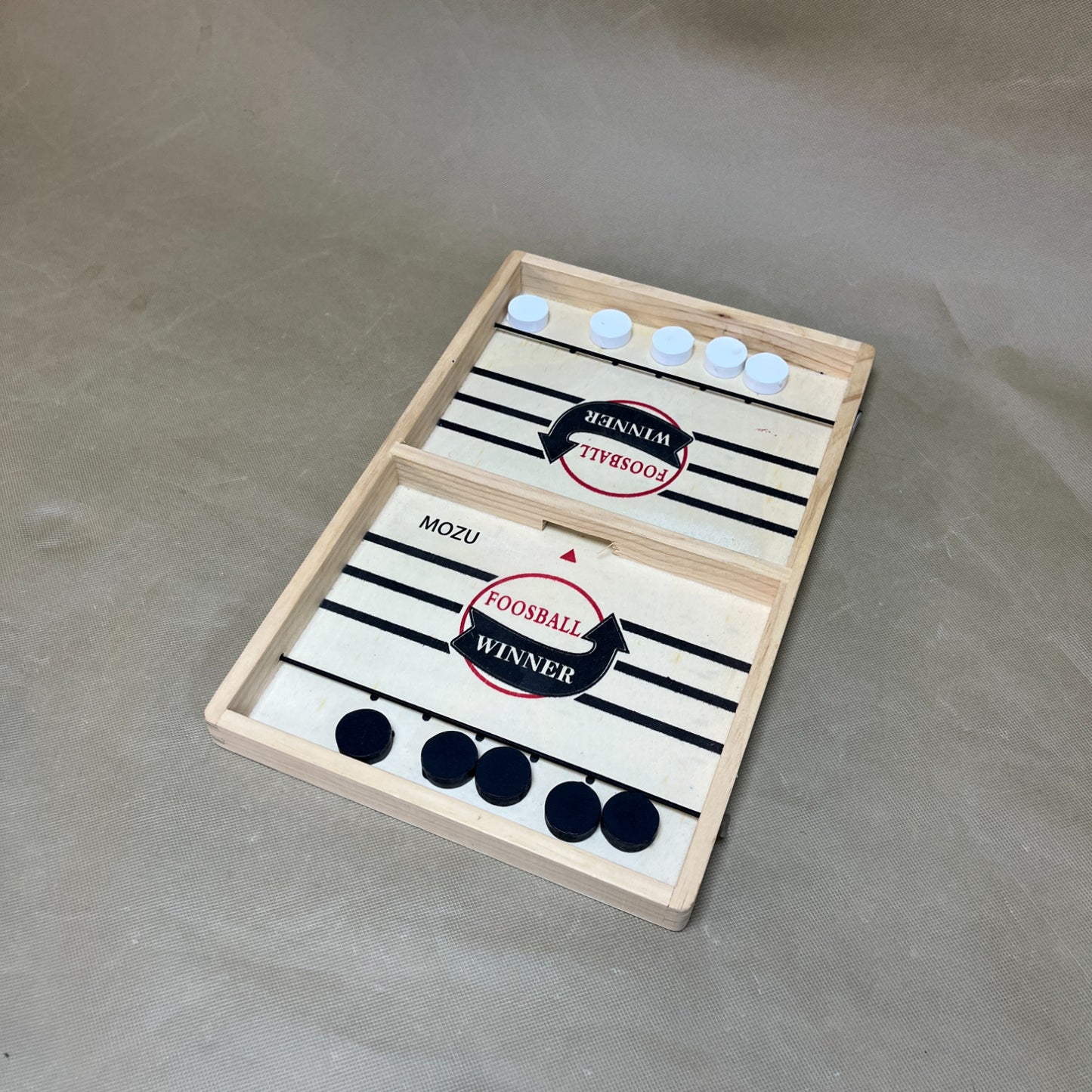 MOZU   Tabletop games, Wooden Hockey Game, Portable Table Hockey Game,Adults and Kids Family Game Toys