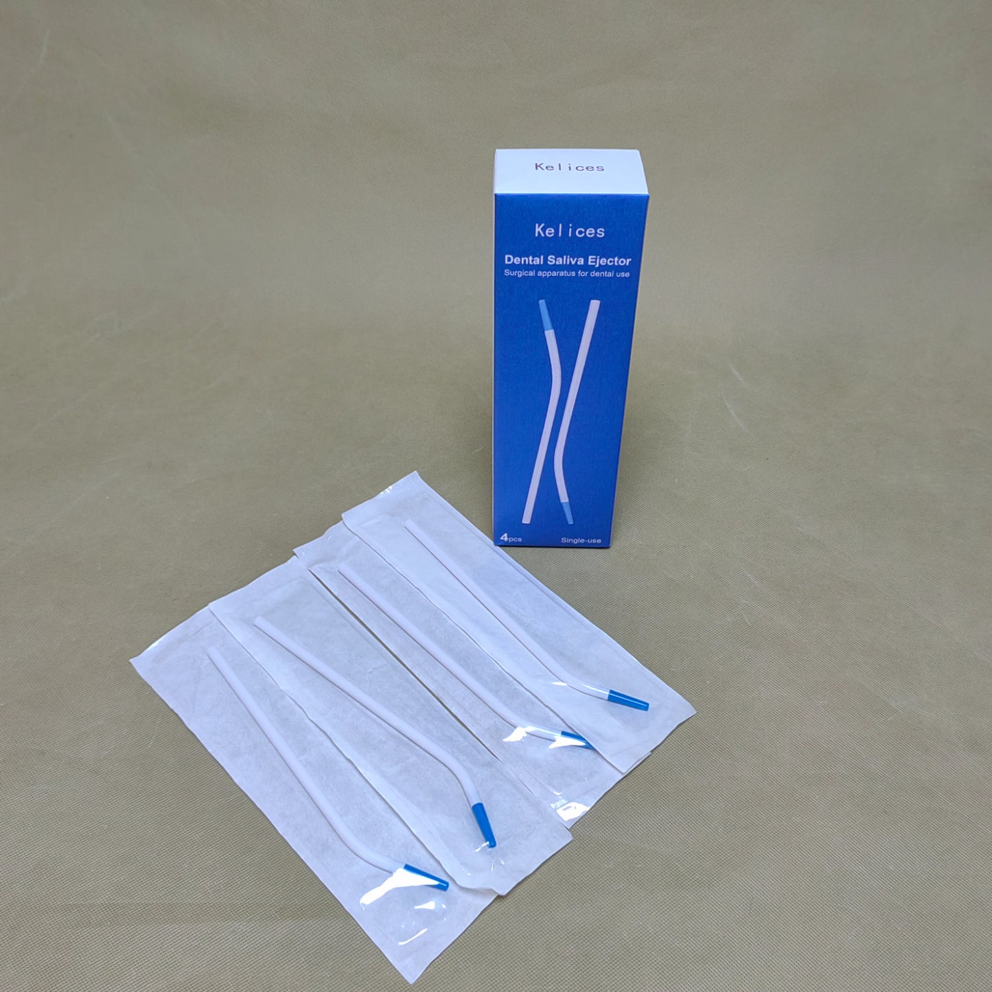 Kelices Surgical apparatus and instruments, Dental Saliva Ejectors Disposable - Medical Grade Latex Free Evacuation Suction Tips