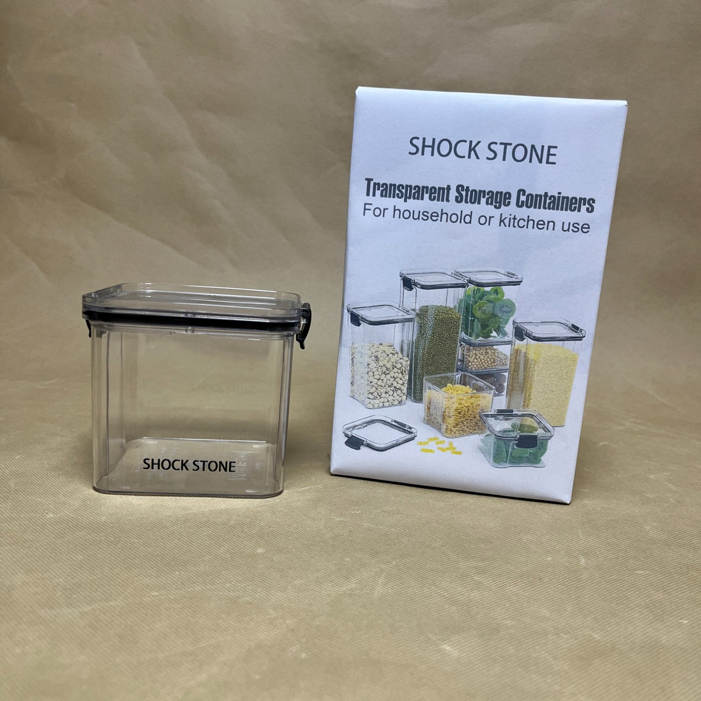 SHOCK STONE  Containers for household or kitchen use , Plastic Storage Containers for Kitchen & Pantry Organization and Storage