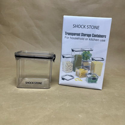 SHOCK STONE  Containers for household or kitchen use , Plastic Storage Containers for Kitchen & Pantry Organization and Storage