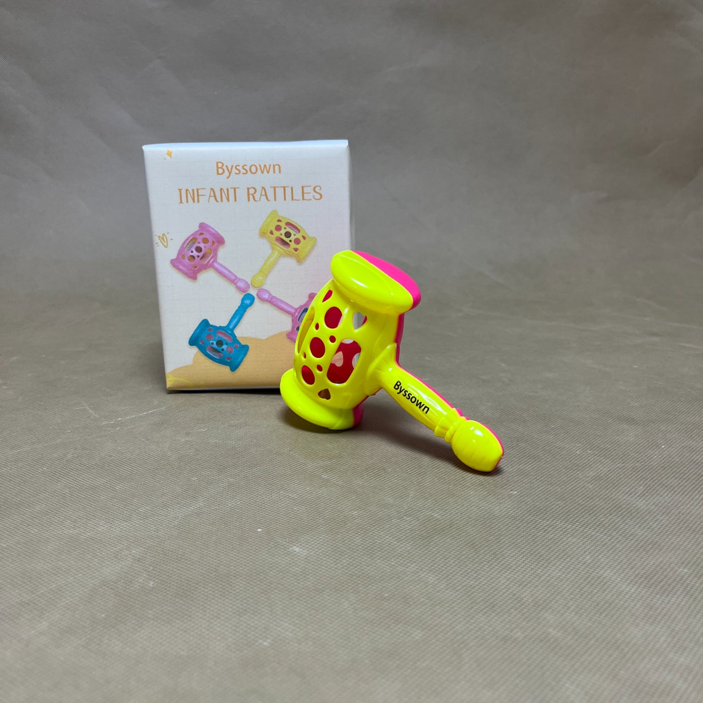 Byssown  Infant toys, Newborn Hand Catching Toy , Grasp & Shake Shine Rattle Developmental Toy