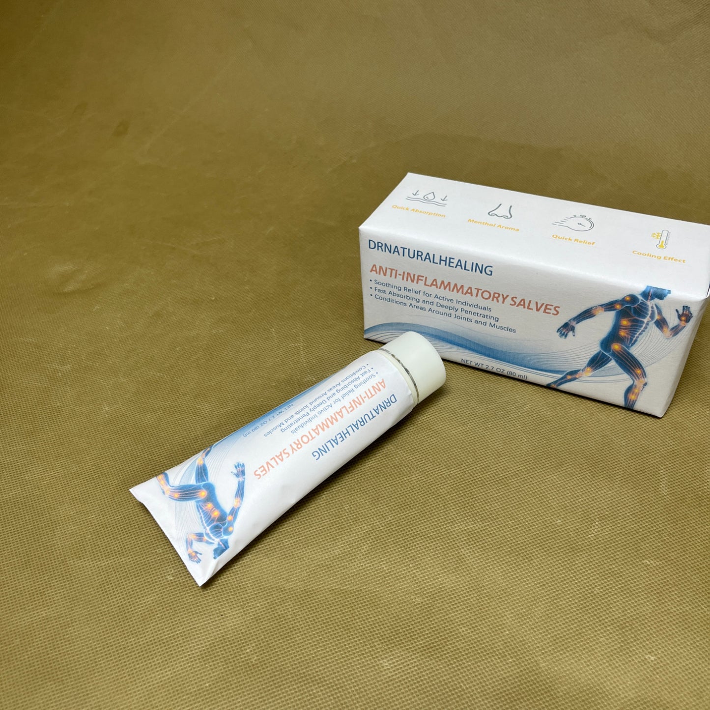 DRNATURALHEALING  Anti-inflammatory salves, Muscle Pain, Inflammation, Soreness, and Bruises, Non-greasy