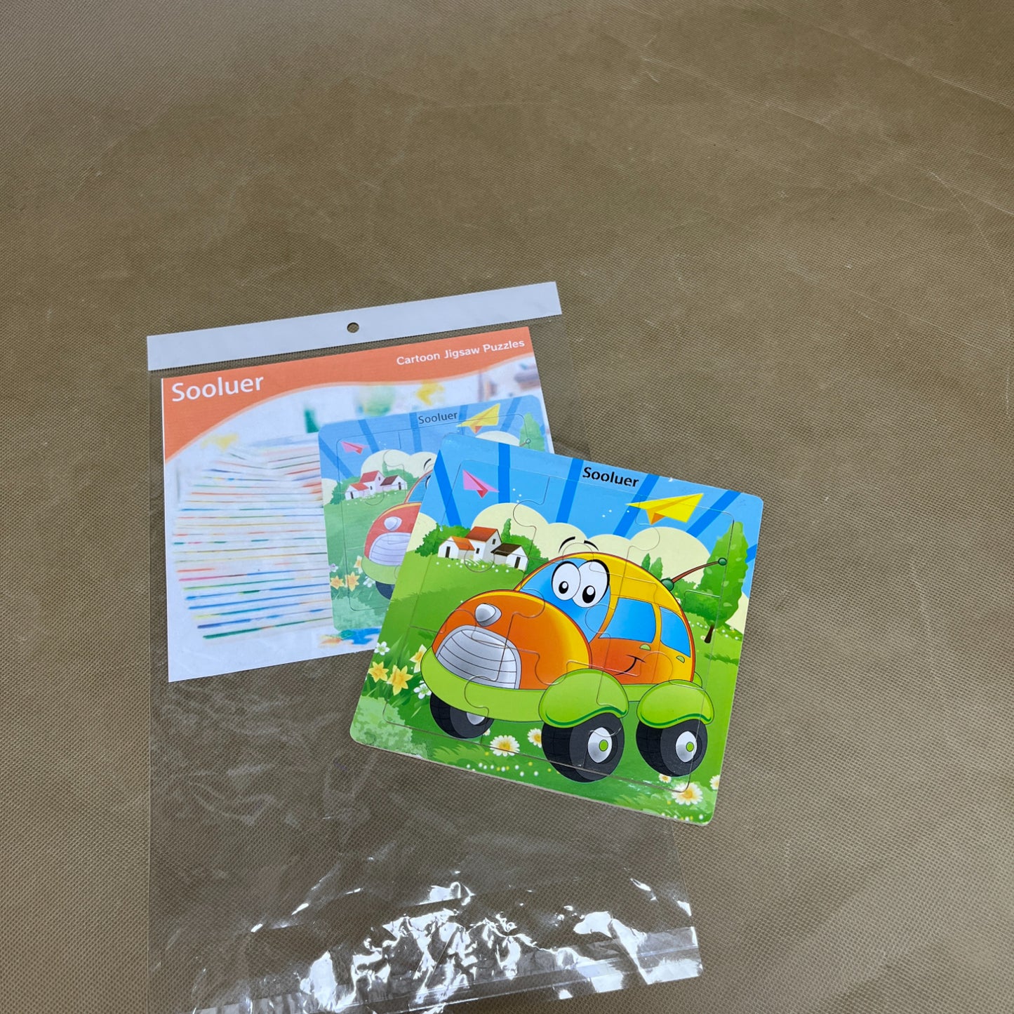 Sooluer  Jigsaw puzzles ,Cars Puzzles for Kids Ages 4-8,Children Learning Educational Puzzles for Boys and Girls