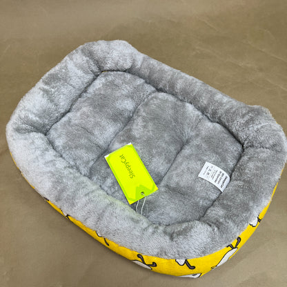 SleepyCat  Pet cushions, Beds for Indoor Cats,  Non-Slip Bottom Washable Mat for Small Pet Puppy Rabbit, Small