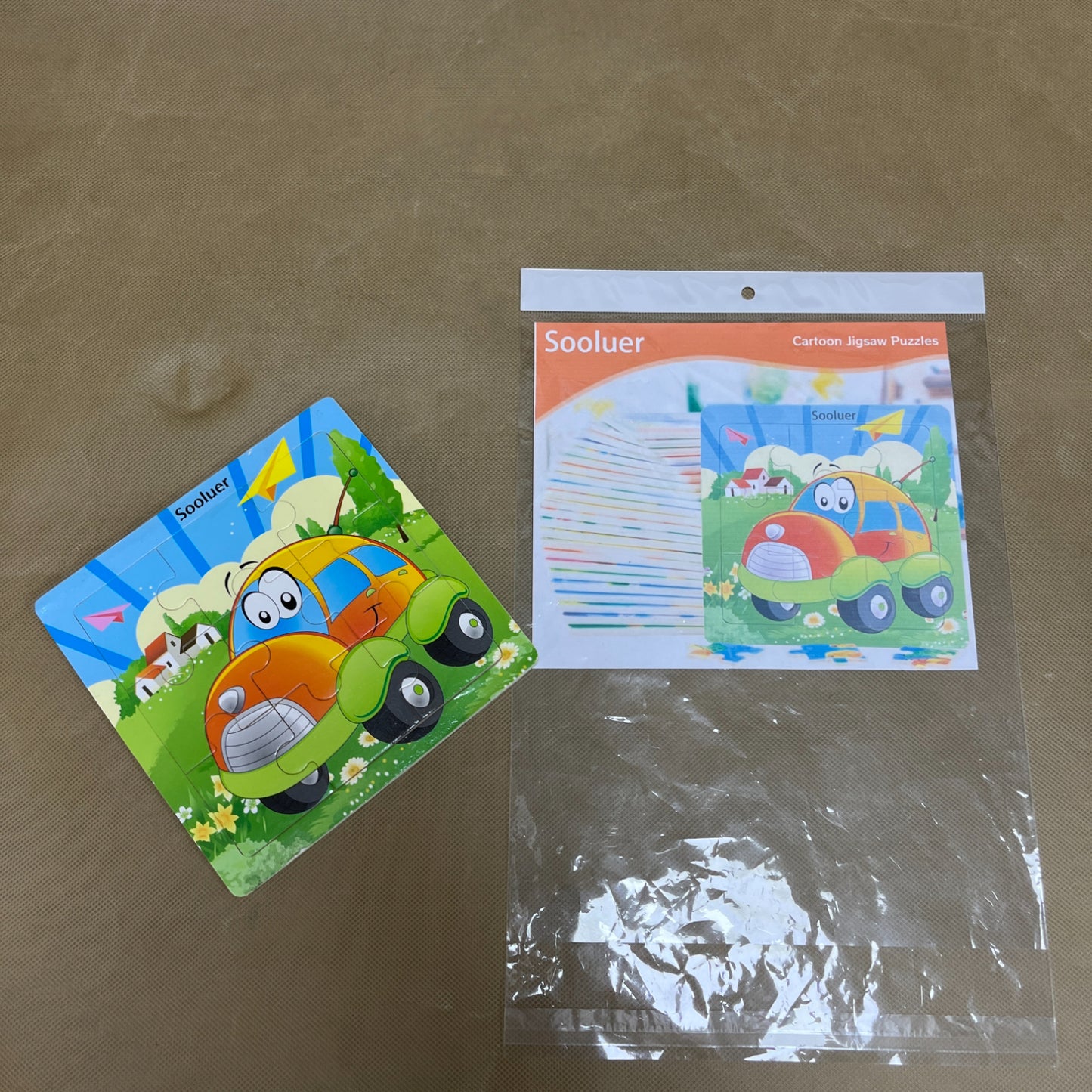 Sooluer  Jigsaw puzzles ,Cars Puzzles for Kids Ages 4-8,Children Learning Educational Puzzles for Boys and Girls