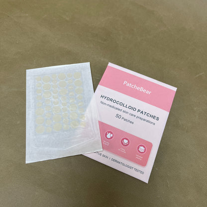 PatcheBear   Patches containing non-medicated skin care preparations,Fast Acting Hydrocolloid Pimple Patches for Breakouts