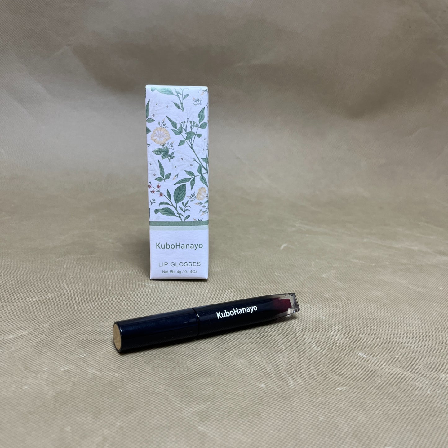 KuboHanayo  Make-up, Pout Lip Oil, Nourishing Tinted Lip Oil, High Shine, Non-Sticky Finish, Vegan & Cruelty-Free, Red