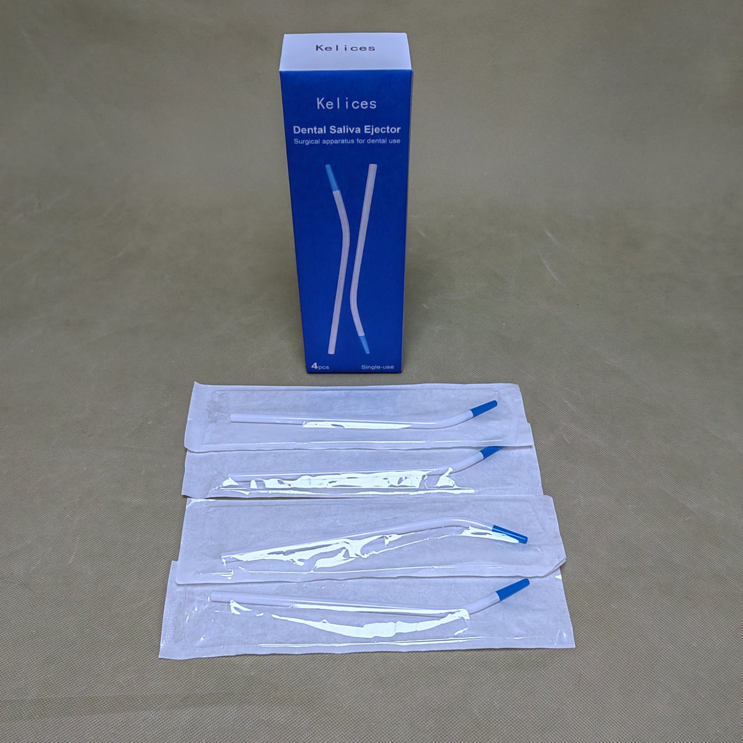 Kelices Surgical apparatus and instruments, Dental Saliva Ejectors Disposable - Medical Grade Latex Free Evacuation Suction Tips