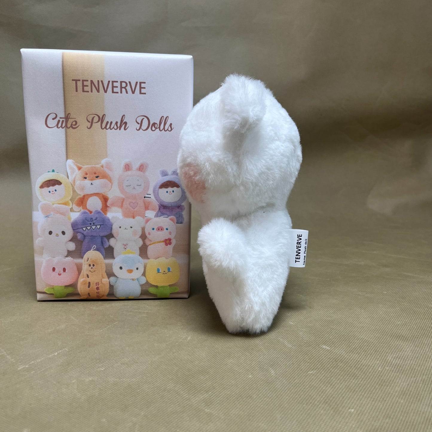 TENVERVE  Stuffed and plush toys,  Soft Stuffed Animals for Kids,for Little Hands, Cuddly Travel Toys