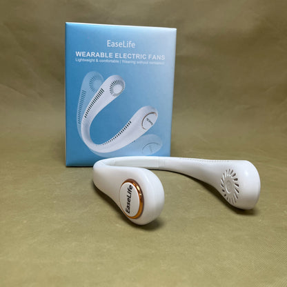 EaseLife   Wearable electric fans,Portable Neck Fan,Wearable Quiet Fan for Outdoor Indoor, USB Rechargeable