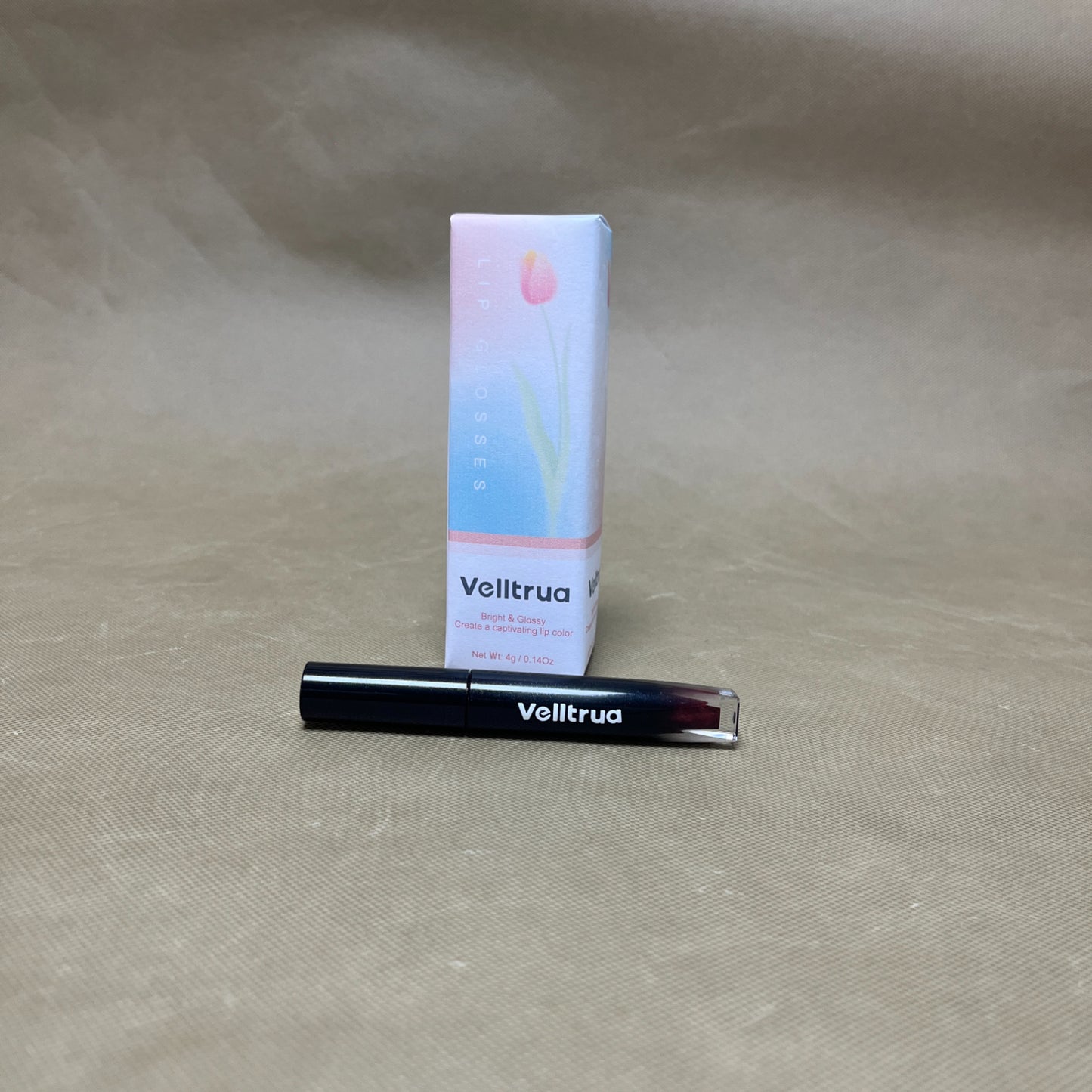 Velltrua  cosmetics, High-Shine Liquid Lip Color, Moisturizing Formula, Vegan & Cruelty-Free