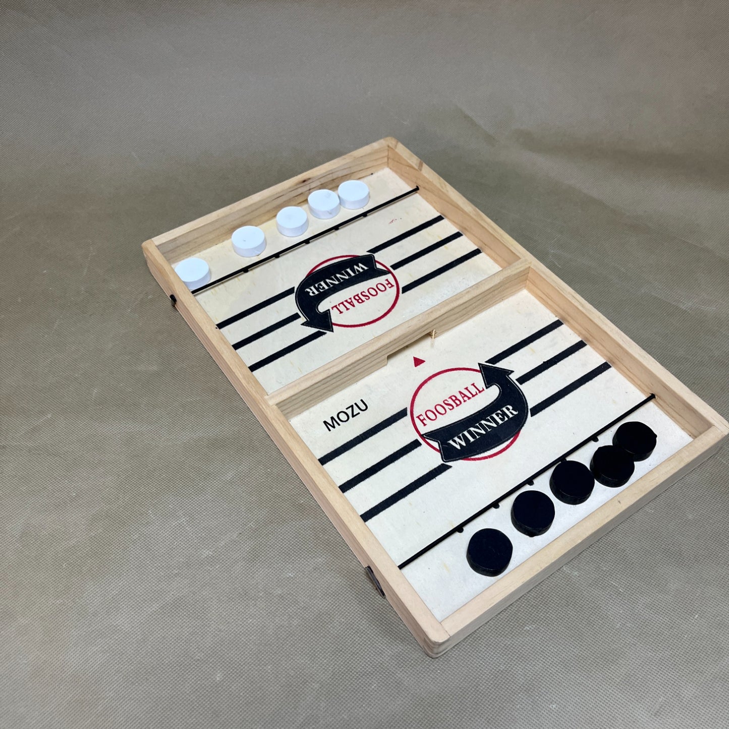 MOZU   Tabletop games, Wooden Hockey Game, Portable Table Hockey Game,Adults and Kids Family Game Toys