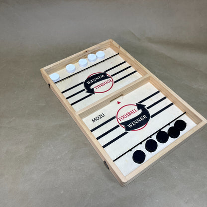MOZU   Tabletop games, Wooden Hockey Game, Portable Table Hockey Game,Adults and Kids Family Game Toys
