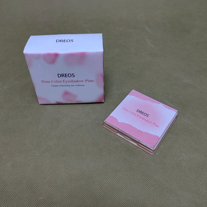 DREOS Make-up ,9 Colors Eye Shadow Palettes Makeup, Waterproof Long Lasting Naturing-Looking-Pink