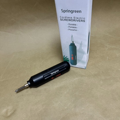Springreen  Electric screwdrivers ,Small Cordless Screwdriver,Battery Operated,Rechargeable