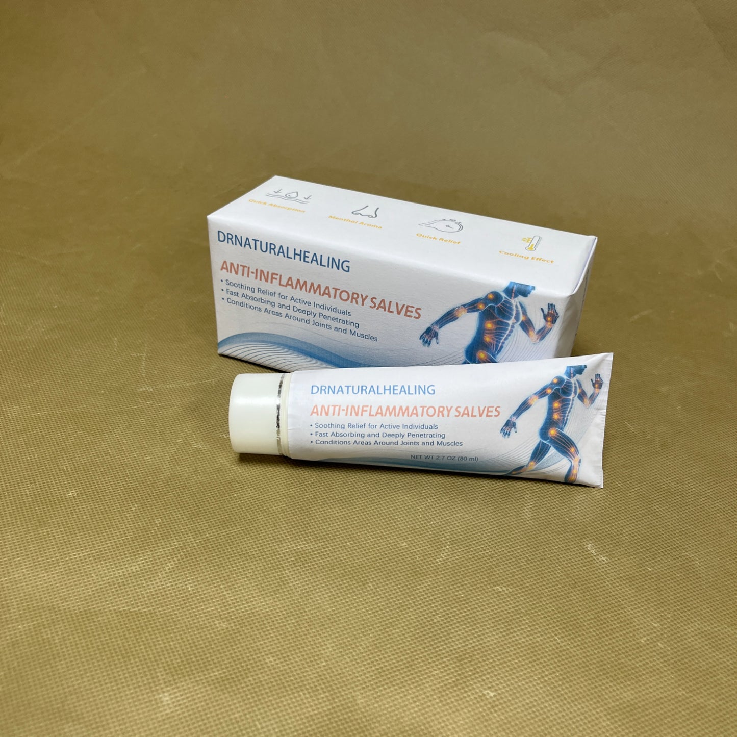 DRNATURALHEALING  Anti-inflammatory salves, Muscle Pain, Inflammation, Soreness, and Bruises, Non-greasy
