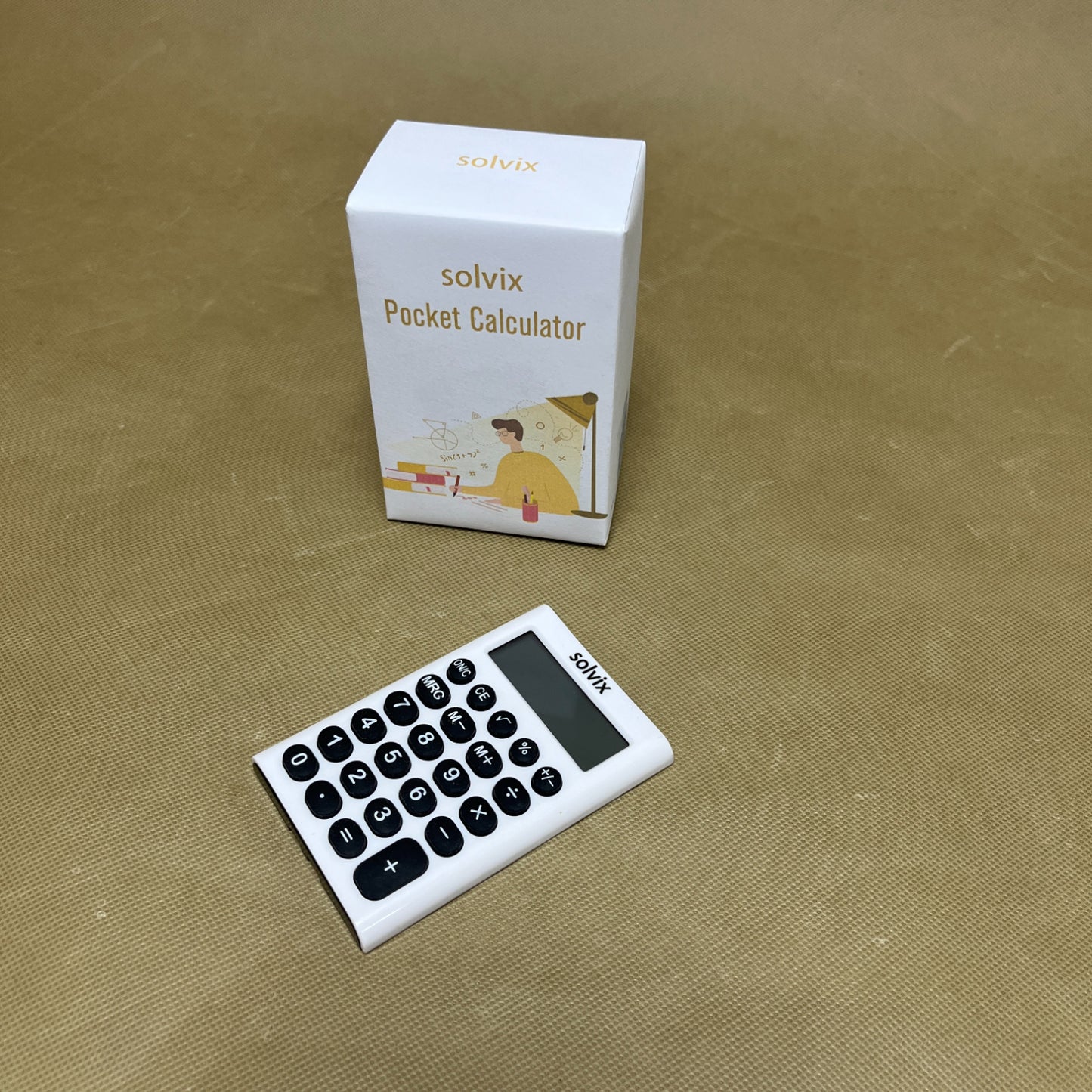 solvix   Pocket calculators , Large 8-Digit Display ,Basic Math Functions, for Home & Office