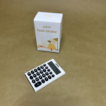 solvix   Pocket calculators , Large 8-Digit Display ,Basic Math Functions, for Home & Office