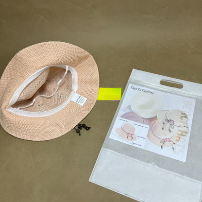 Capi Di Capiche  Beach hats ,Beach Sun Hats for Women, Wind Lanyard , Foldable Beach Hat UV Protection