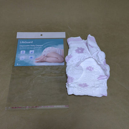 LifeGuard Baby diapers ,Comfort Dry Disposable Daytime Diapers for Sensitive Skin, Hypoallergenic, Fragrance-Free