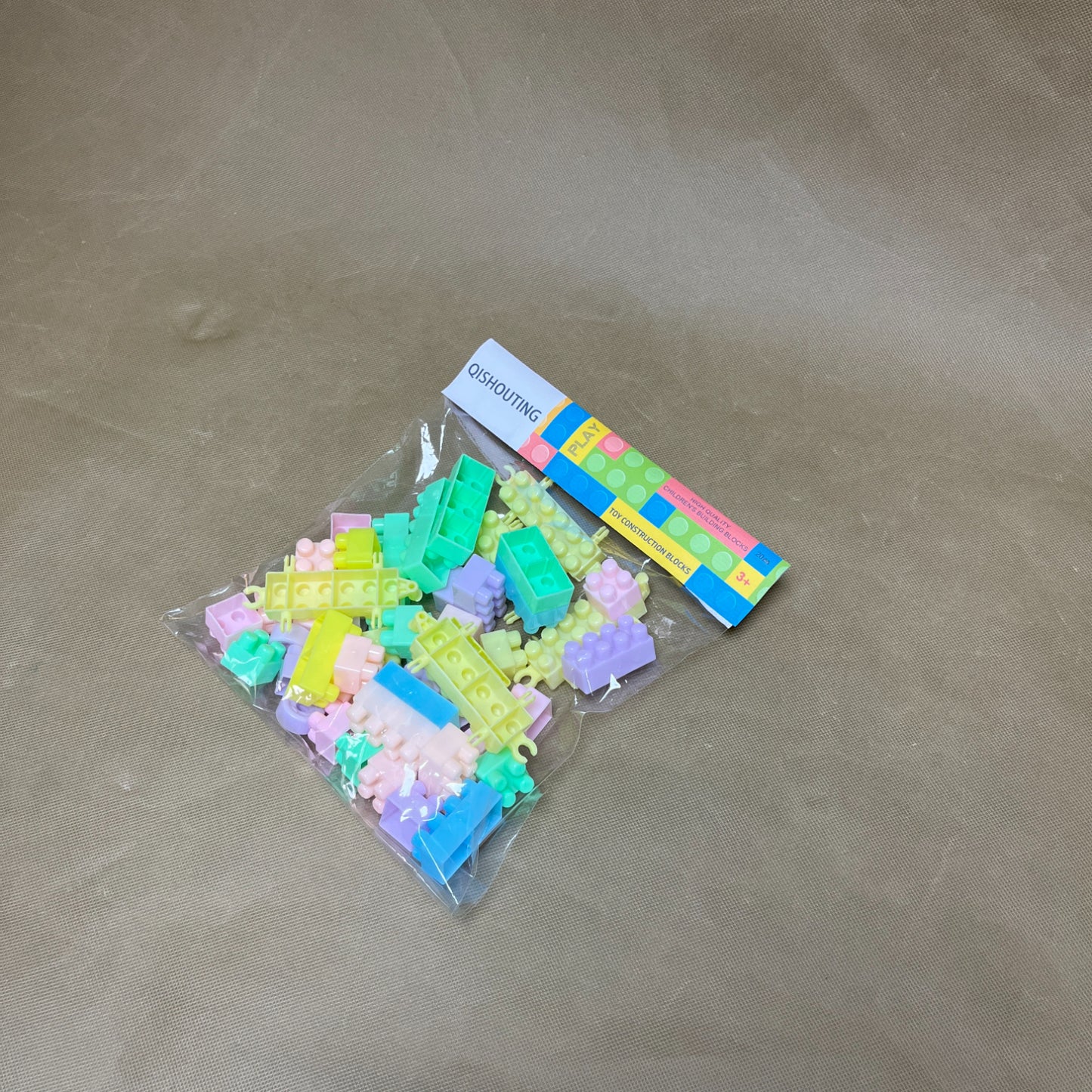QISHOUTING  Toy construction blocks ,Mega Building Blocks for preschoo,for Toddler to Improve Imagination、Creativity、Hands-on Ability