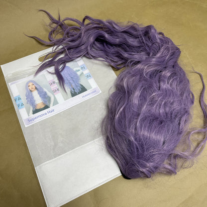 Supernova Hair    Human hair,Purple Lace Front Wigs with Baby Hair for Black Women Human Hair  Colored