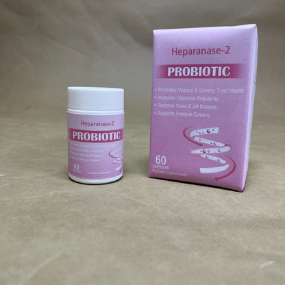 Heparanase-2   Probiotic supplements , Feminine Health ,  Organic Prebiotics,  Women Probiotic