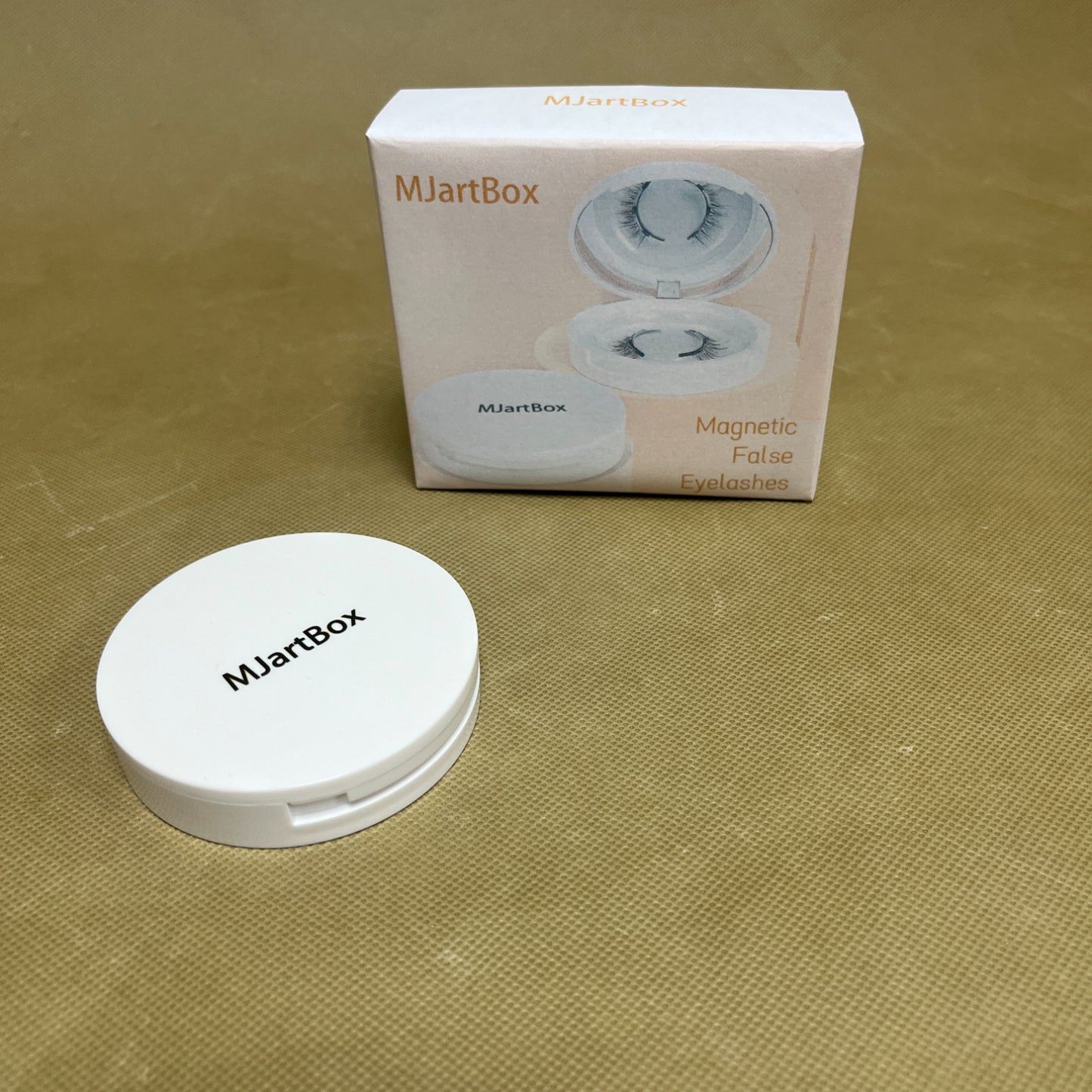 MJartBox  Magnetic false eyelashes , Dual Magnetic False Eyelashes without Eyeliner, Reusable Fake Eyelashes
