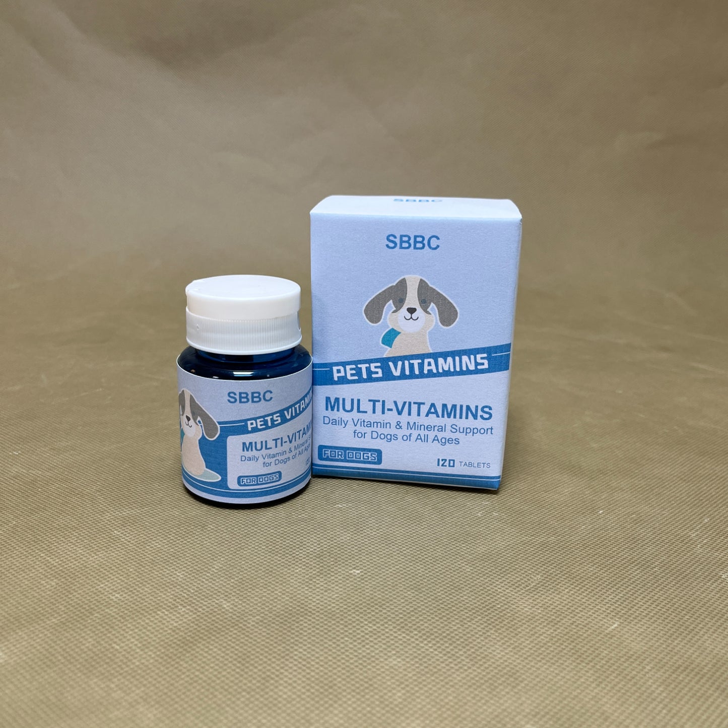 SBBC   Vitamins for pets ,Vitamin Solutions 120 Count, Chewable Tablets for Dogs, Helps Support Overall Wellness