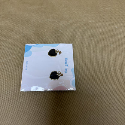 RealThing  Earrings, Charm Enamel Love Heart Drop Hook Earring Vintage Party Daily Life Valentine Jewelry Gift