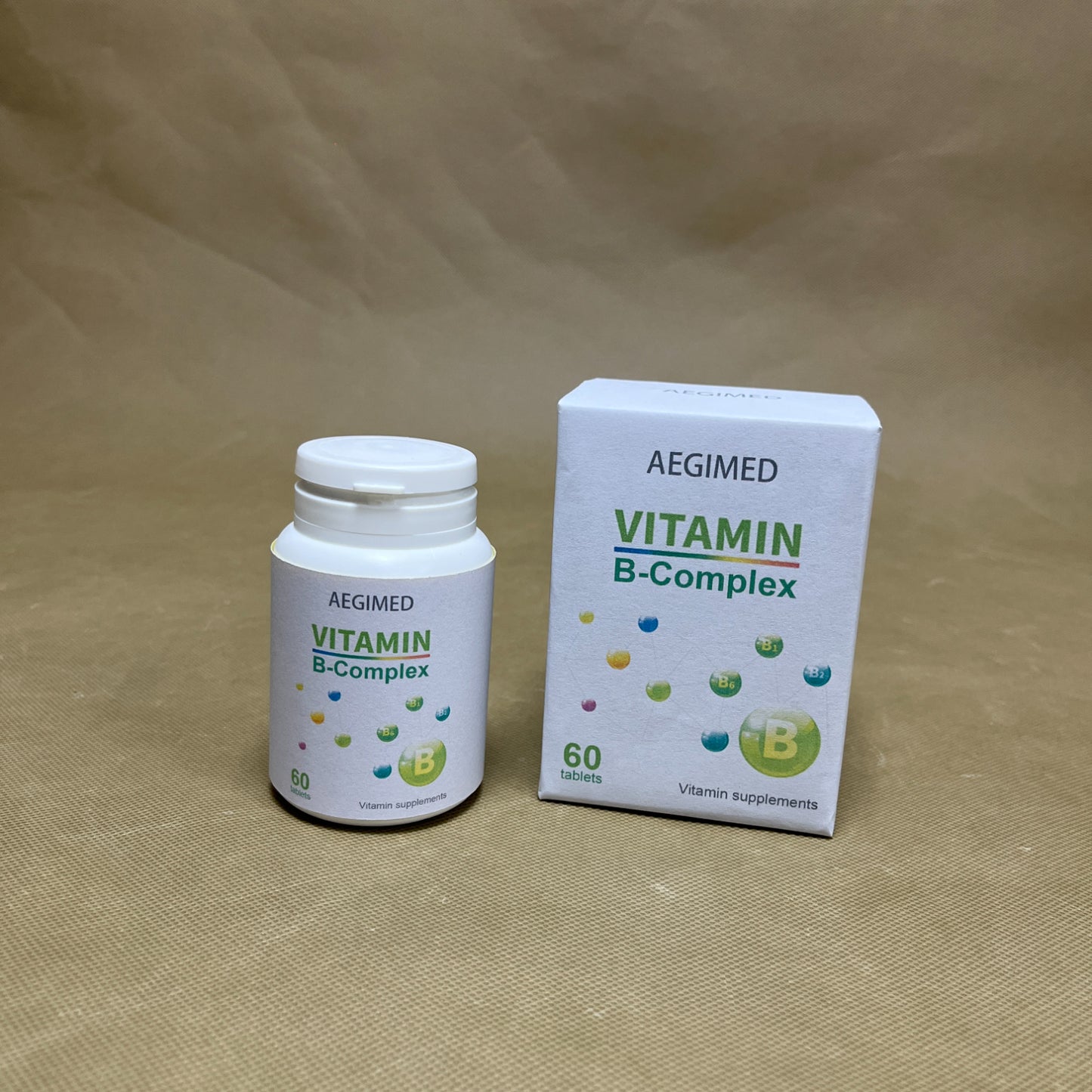 AEGIMED  Vitamin supplements, B Vitamins, Non-GMO Ingredients, Multivitamin/Multimineral Supplement