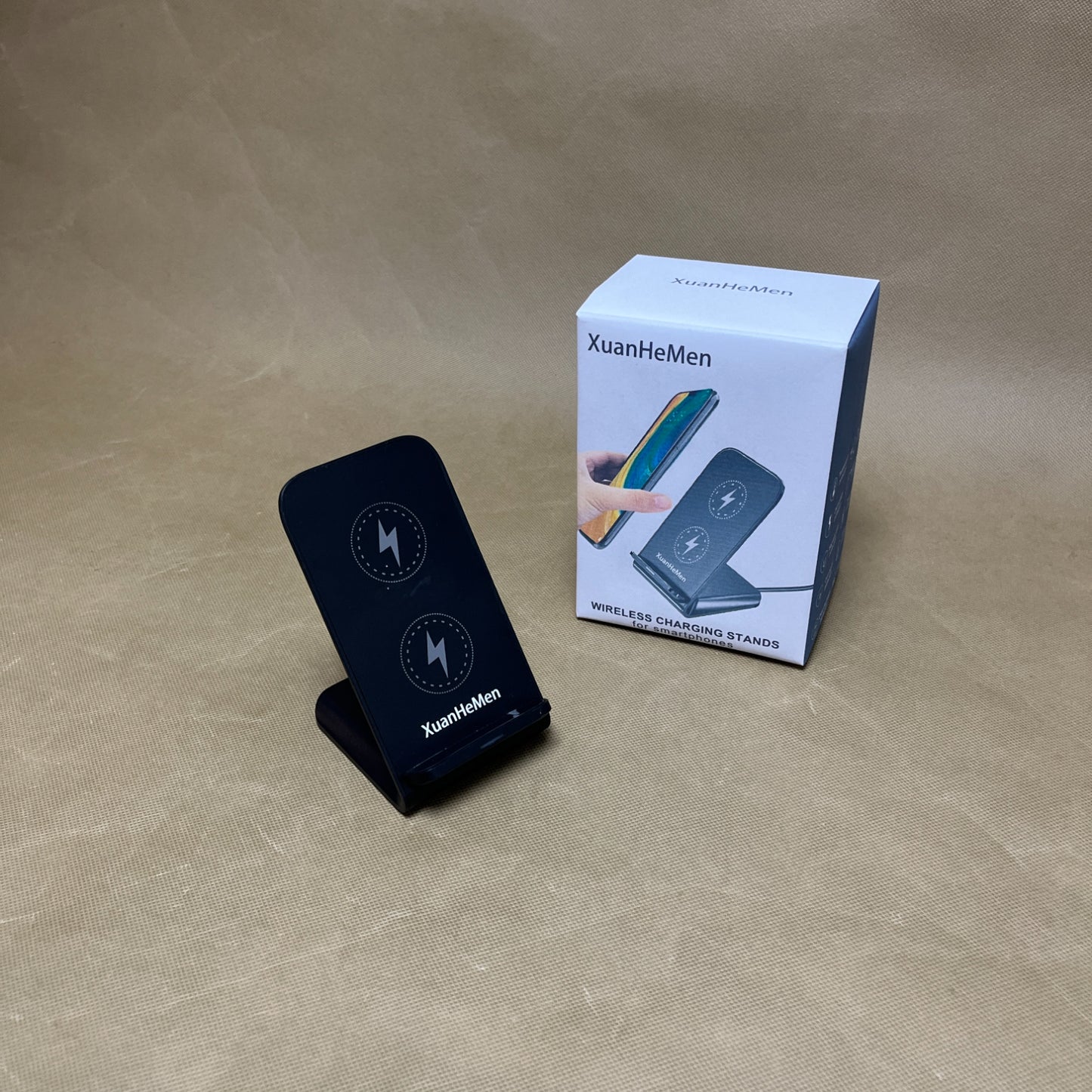 XuanHeMen  Wireless charging stands for smartphones , Wireless Charging Station with Sleep-Friendly Adaptive Light