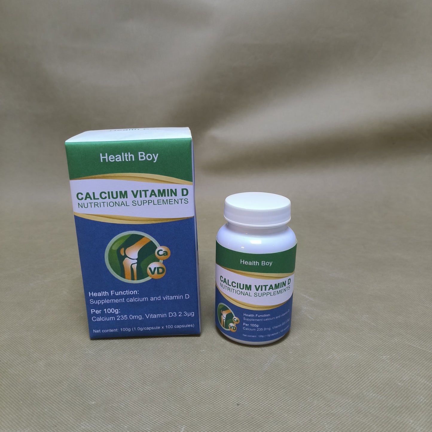 Health Boy Nutritional supplements,Calcium Supplement with Vitamin D3-235 mg Calcium per Serving with D3 for Best Absorption